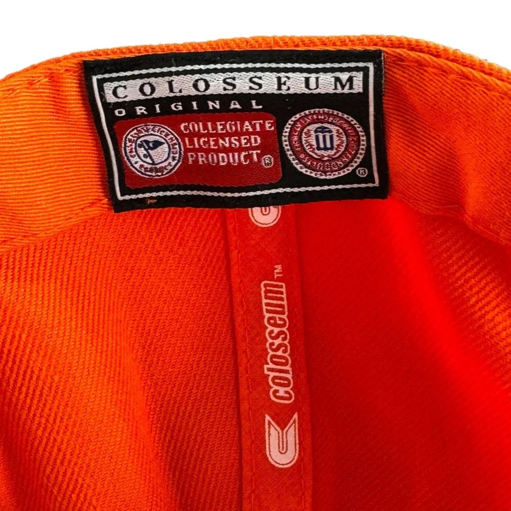 Colosseum Clemson Tigers‎ Hat Youth Orange Paw Logo Strapback Baseball Cap